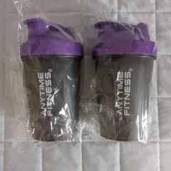 ANYTIME FITNESS シェイカーボトル 2個セット ブレンダーボール付