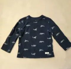 baby Gap サメ柄　ロンT　ネイビー　90サイズ