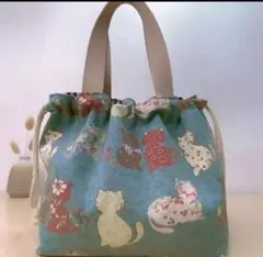 【新品】 猫と犬柄のカジュアルショルダーバッグ