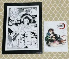 鬼滅の刃 兄妹の絆映画特典漫画ボード&特典PostCard ＋おまけ　セット