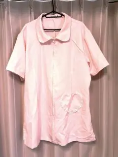 SUNNYSTEP ピンク　半袖　トップス　ナース服風　2L相当
