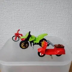 349 LEGO レゴ バイク スクーター 自転車 3個セット マウンテン