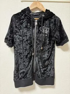 BCBGMAXAZRIA ベルベットパーカー ギャル　お兄系