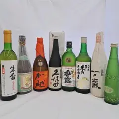久保田 米のささやき 一ノ蔵 他 日本酒 計6本 未開栓