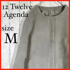 【良品】12 Twelve Agenda フード ジャケット M リネン混
