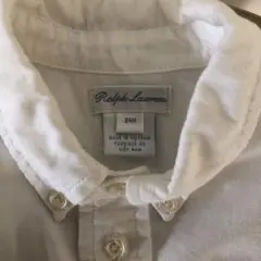 Ralph Lauren ホワイト ボタンダウンシャツ 24M