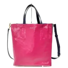【美品】MARNI マルニ MUSEO SOFT ショルダーバッグ カーフレザー