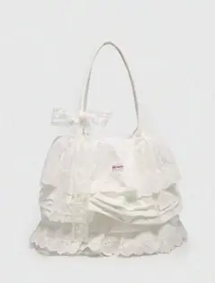 SHEIN レース トートバッグ 白 ホワイト バレエコア 新品未使用 推し活