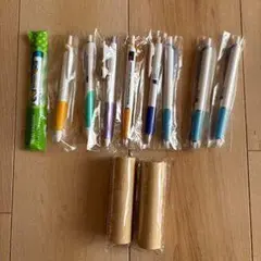 多色ペンと空き芯セット