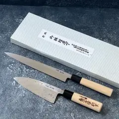 刺身包丁　菊一文字則宗　特製柳刃包丁　木製ハンドル　三徳包丁　knife 2025年最新】菊一文字 包丁の人気アイテム - メルカリ