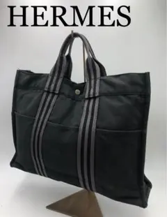 エルメス ブランド ブラック フールトゥ ハンドバッグ メンズ レディース