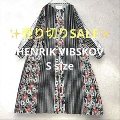 新品タグ付き【HENRIK VIBSKOV 】花柄　スパロー ワンピース S