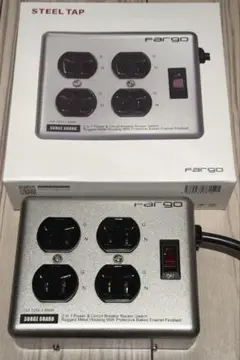 Fargo 電源タップ 4口 スチールタップ