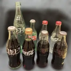 コカコーラ　空瓶　ビン　8本セット　日本　インテリア