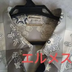 HERMES エルメス シルクブラウス