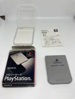【PS1】p-1 PSメモリーカード SONY 純正　ソニー　箱付き