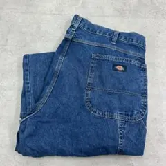 Dickies　ディッキーズ　デニムペインターパンツ　古着　インディゴ　W40
