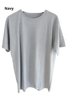 Navy グレー 半袖 Tシャツ XLサイズ