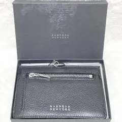 【未使用】BARNEYS NEWYORK　ロゴ入りレザーID ケース