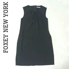フォクシーニューヨーク ワンピース ブラック 40 ノースリーブ 美品
