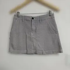 パーリーゲイツ　ジャックバニー　千鳥柄　総柄　スカート　サイズ0　レディース