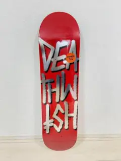 台湾製無地黒デッキテープ付き DEATHWISH　デスウィッシュ 8.0デッキ