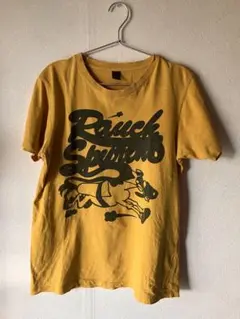 【Tシャツ】値下げ❗️マスタードカラー　馬イラスト