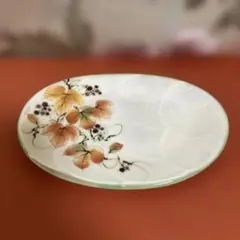 陶あん　伝統工芸色絵付け　小判皿