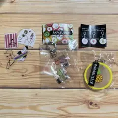 PAPABUBBLE マスコットコレクション キーホルダー ステッカー ガチャ