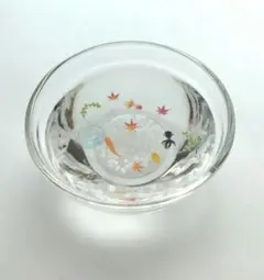 No.805　ミニチュア金魚置物　紅葉　レジンアート　ガラス置物　金魚オブジェ