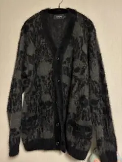 maharishi スカル柄カーディガン