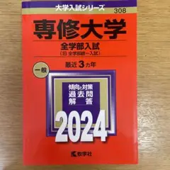専修大学　赤本　全学部入試　2024