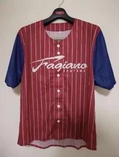 ファジアーノ岡山 ベースボールシャツ ユニフォーム L サッカー Jリーグ