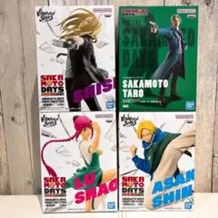サカモトデイズ 坂本太郎、朝倉シン、陸少糖、神々廻4体セット⭐︎