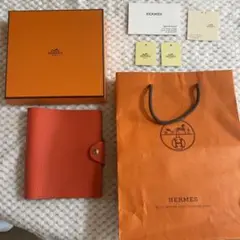 大幅お値下げ♡美品 エルメスユリスPMノートカバーオレンジ♡⃛