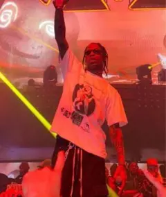 エイフェックス・ツイン 『XLサイズ』 Tシャツ 白 Travis Scott