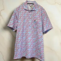 美品✨Black&Whiteブラックアンドホワイト半袖ポロシャツ⭐︎Lサイズ