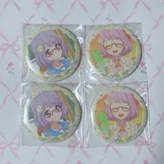 アイカツスターズ！ 七倉小春 缶バッジ 4点セット イオン限定