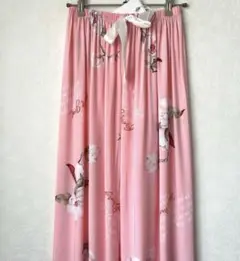デイクローゼット　パジャマ　パンツ　部屋着　ルームウェア　フラワープリント　綿
