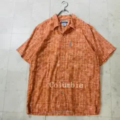 Columbia コロンビア シャツ M オレンジ