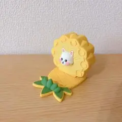 スマホスタンド パイナップル ネコ かわいい スマホ置き