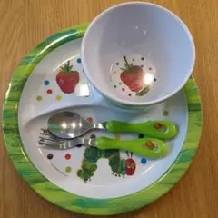 はらぺこあおむし食器セット　ファインディングドリーおしぼり入れ（おまけ）