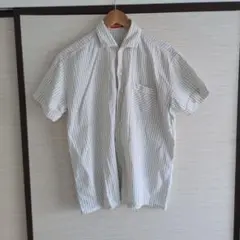 【★古着★】ユニセックス　オーバーサイズ　チェック柄　半袖シャツ