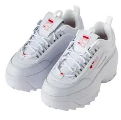 FILA フィラ 24cm ディスラプター2 ウェッジハート 厚底スニーカー 靴