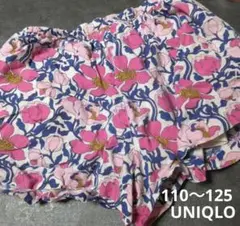UNIQLO 花柄 ショーパン 110〜125