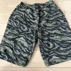 迷彩柄ハーフパンツ グリーン系　160 グラソス