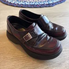 dansco ダンスコ　37 レザー ローファー バックル付き