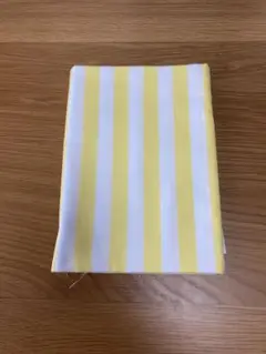 ストライプ　イエロー系　オックス生地105㎝×110㎝