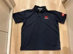 美品　カンタベリー　ポロシャツ　紺　襟綿　CANTERBURY ラガーシャツ