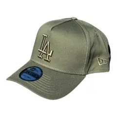 D09 New Era ニューエラ ロサンゼルスドジャース　オリーブ　カーキ　緑